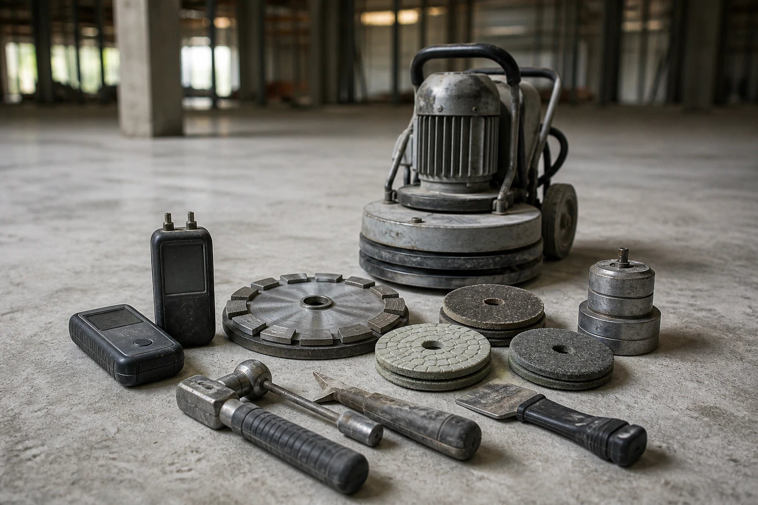 Concrete Masters v2 Unbranded concrete testing tools and surface preparation equipment